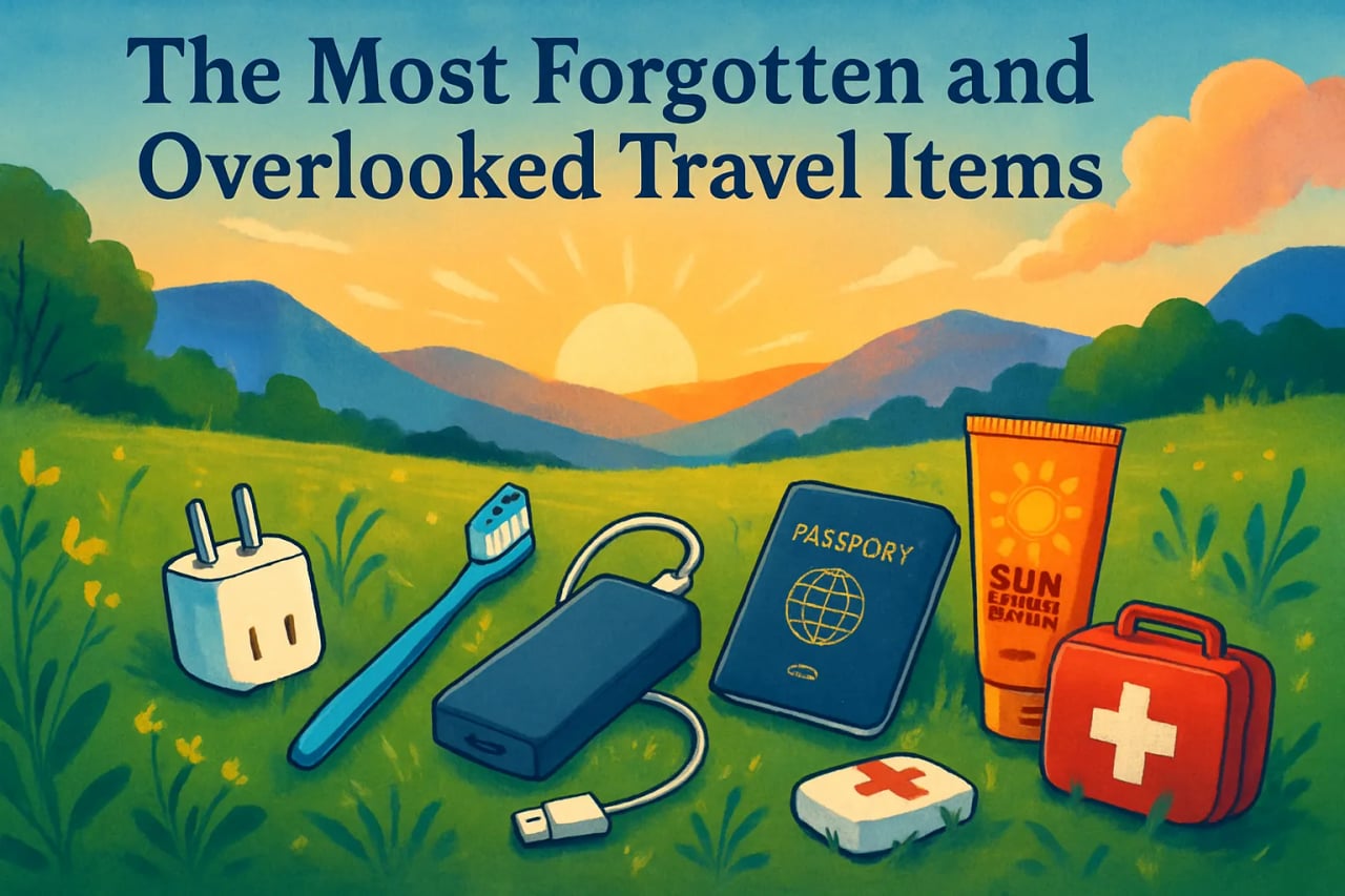 Oops, You Forgot That?! Wildly Overlooked Items for Your Next Vacation Packing List Cover
